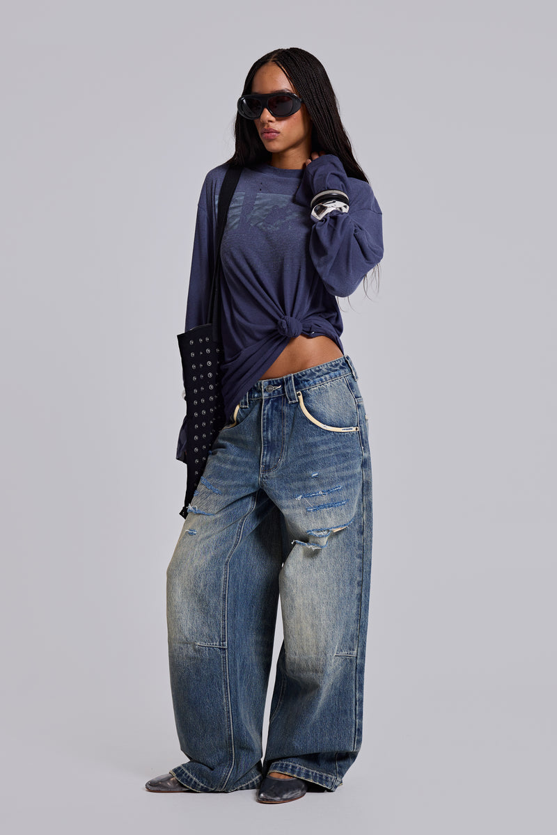 Torn Lowrise Colossus Jeans