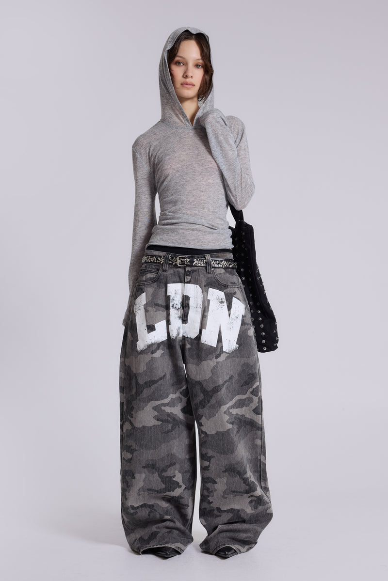 Grey Marl Mist Hoodie