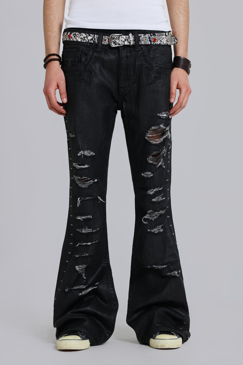Rock Revival Staple Wax Bootcut Jeans