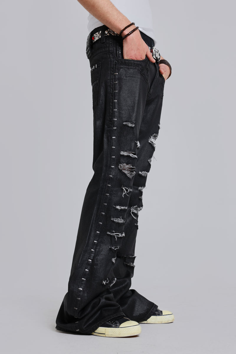 Rock Revival Staple Wax Bootcut Jeans
