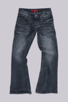 Washed Black Jude Bootcut Jeans – view 1