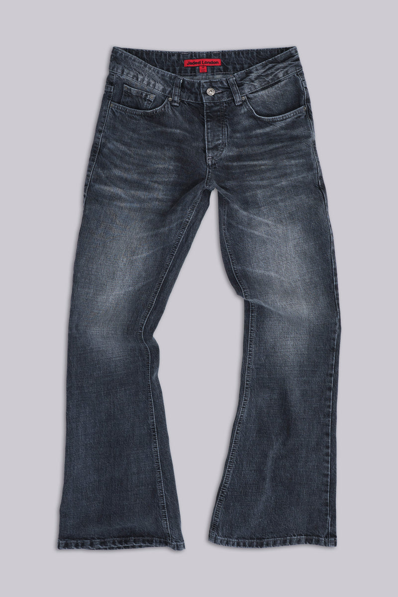 Washed Black Jude Bootcut Jeans