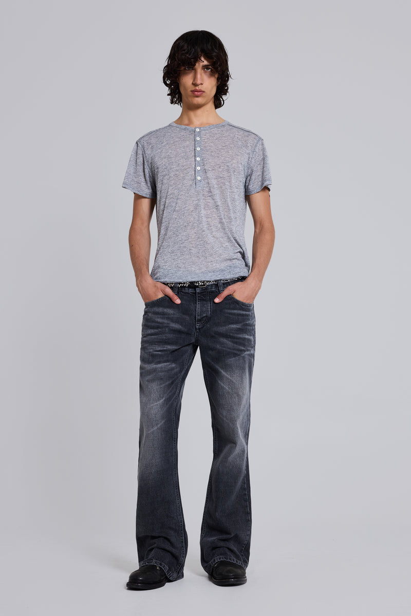 Washed Black Jude Bootcut Jeans