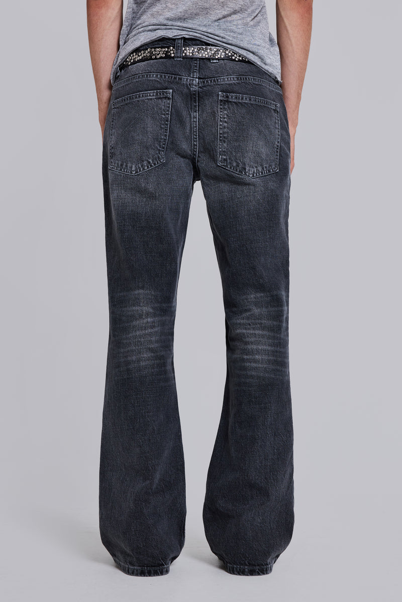 Washed Black Jude Bootcut Jeans