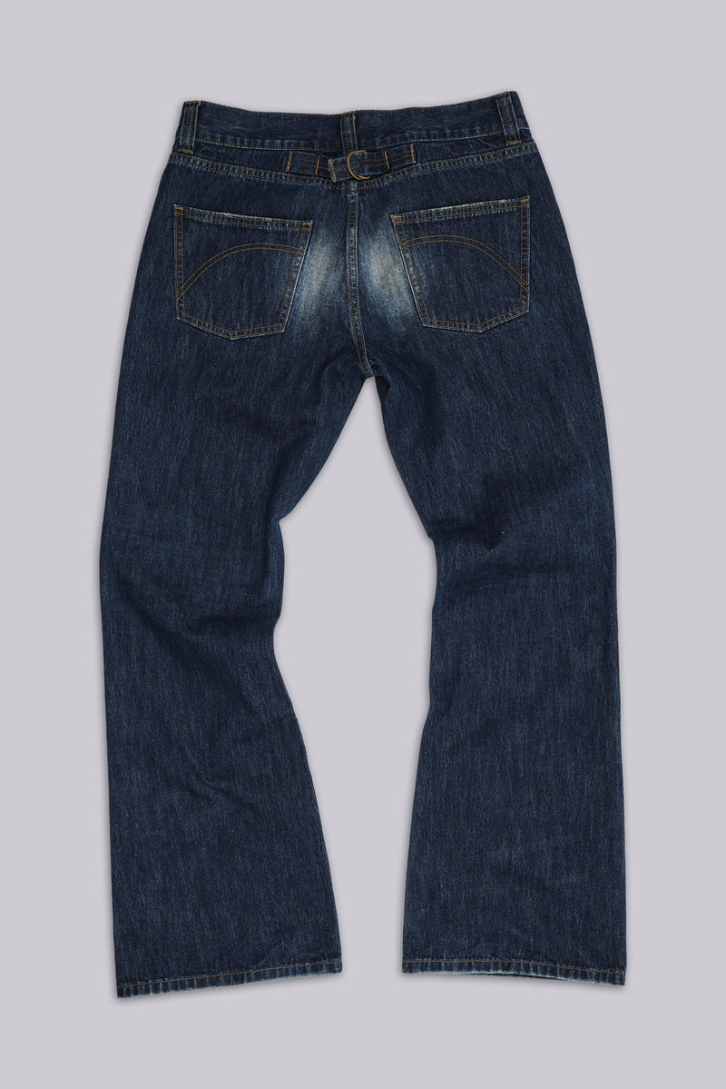 Indigo Creased Jude Bootcut Jeans