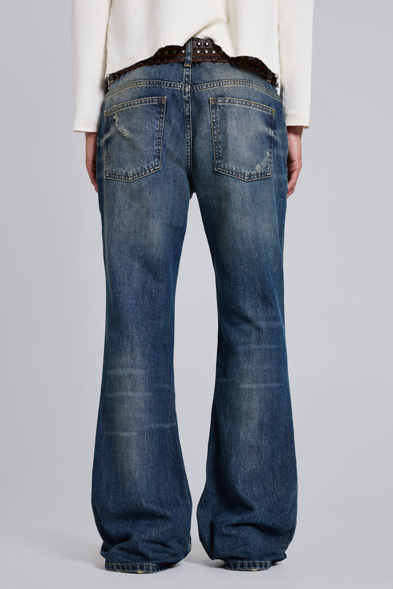 Mid Wash Blue Jude Bootcut Jeans