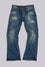 جينز Jude أزرق متوسط الغسل بقصة Bootcut