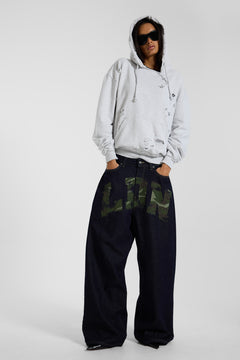 LDN XL Colossus Camo Jeans - W26 / Camo
