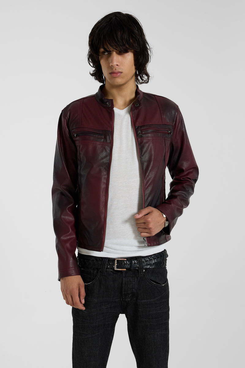 Oxblood Piston Jacket