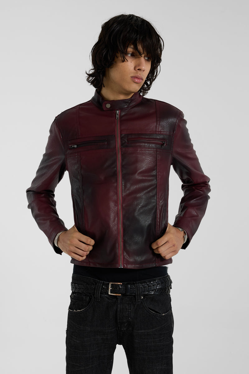 Oxblood Piston Jacket