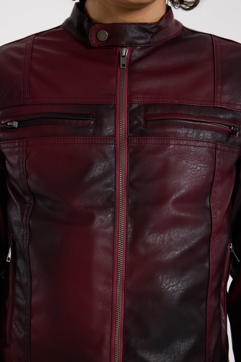 Oxblood Piston Jacket
