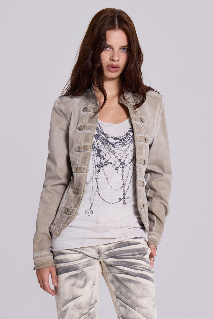Rebel Jacket in Sand