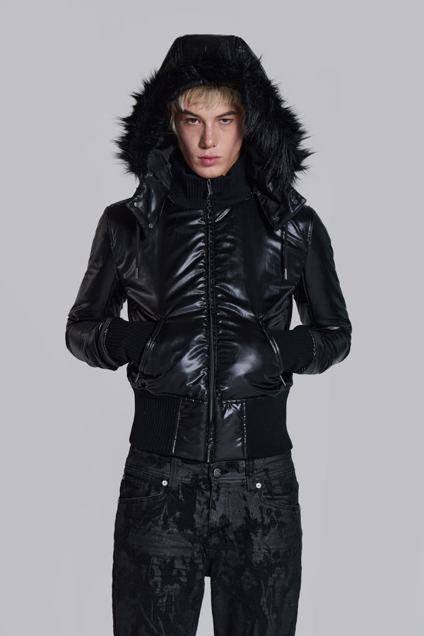 Black Mercury Puffer Jacket
