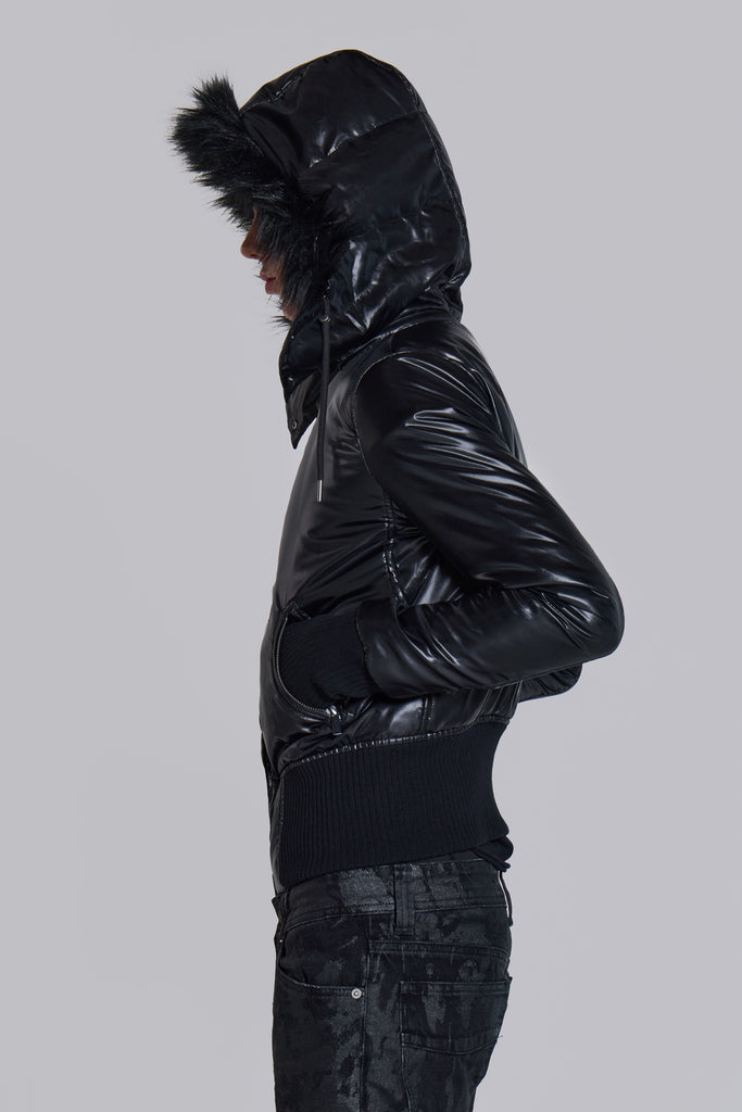 Black Mercury Puffer Jacket