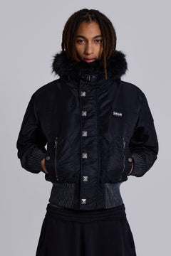 Schott Wraith MA1 Jacket - S / Black