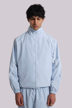 Blue Vapor Tracksuit Top - L / Blue