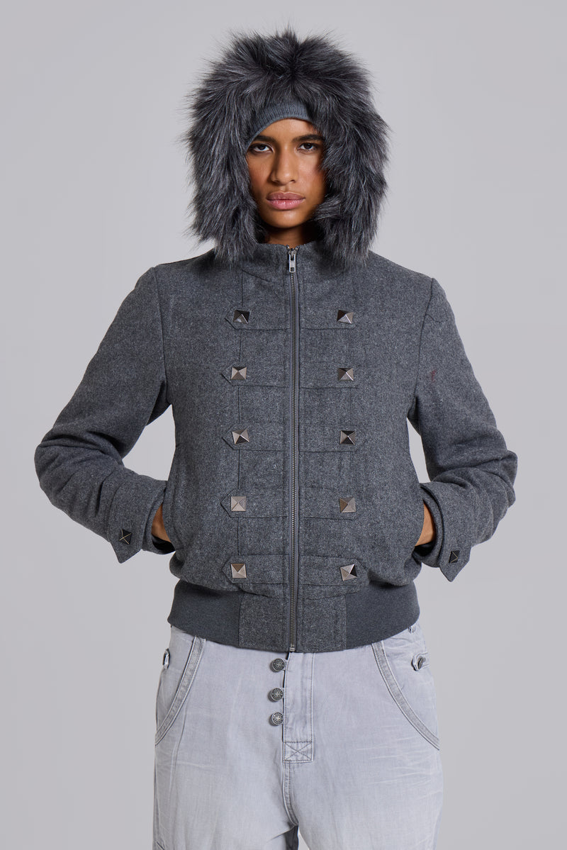 Marl Drummer Hooded Jacket