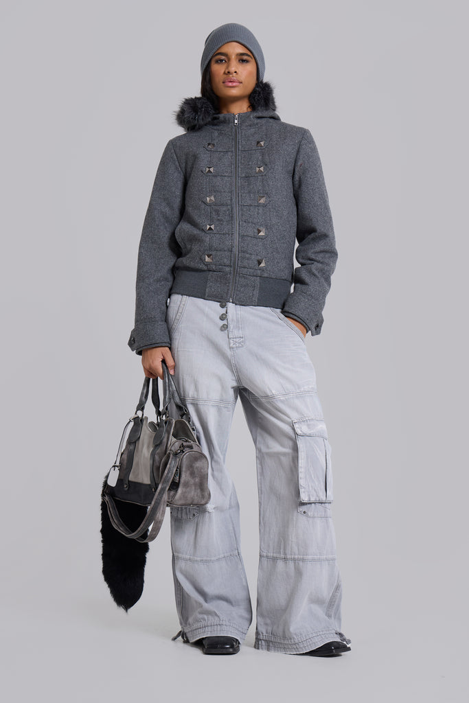 Marl Drummer Hooded Jacket