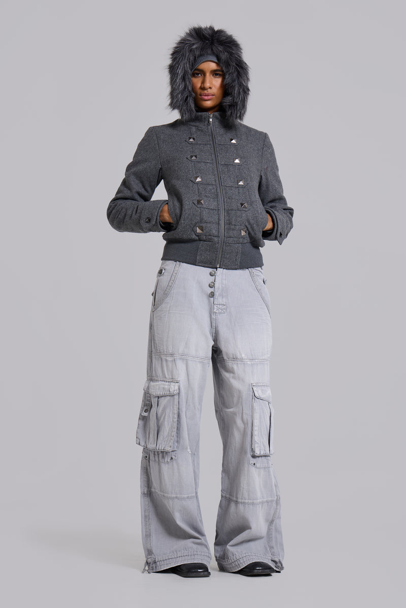 Marl Drummer Hooded Jacket