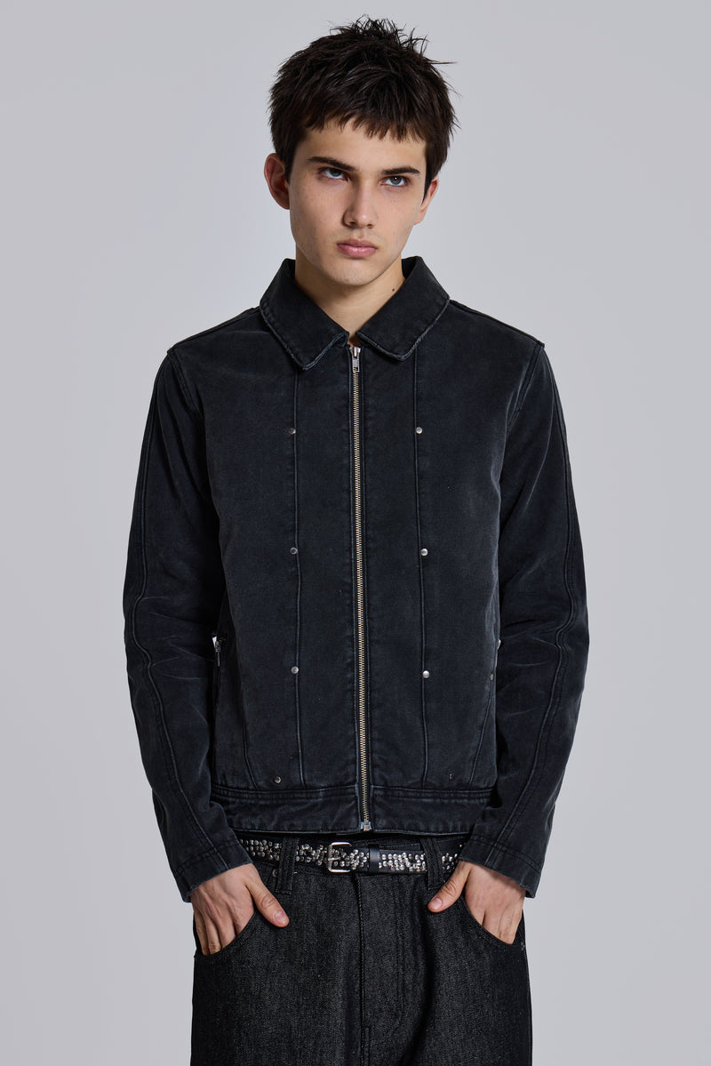 Stud Denim Jacket