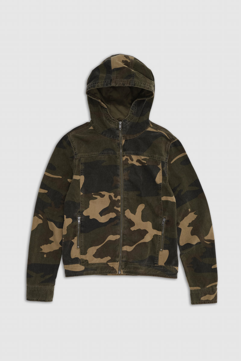 Camo Bedrock Hooded Jacket