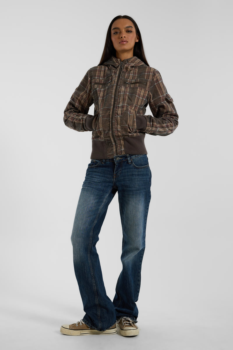 Brown Cord Marshal Jacket