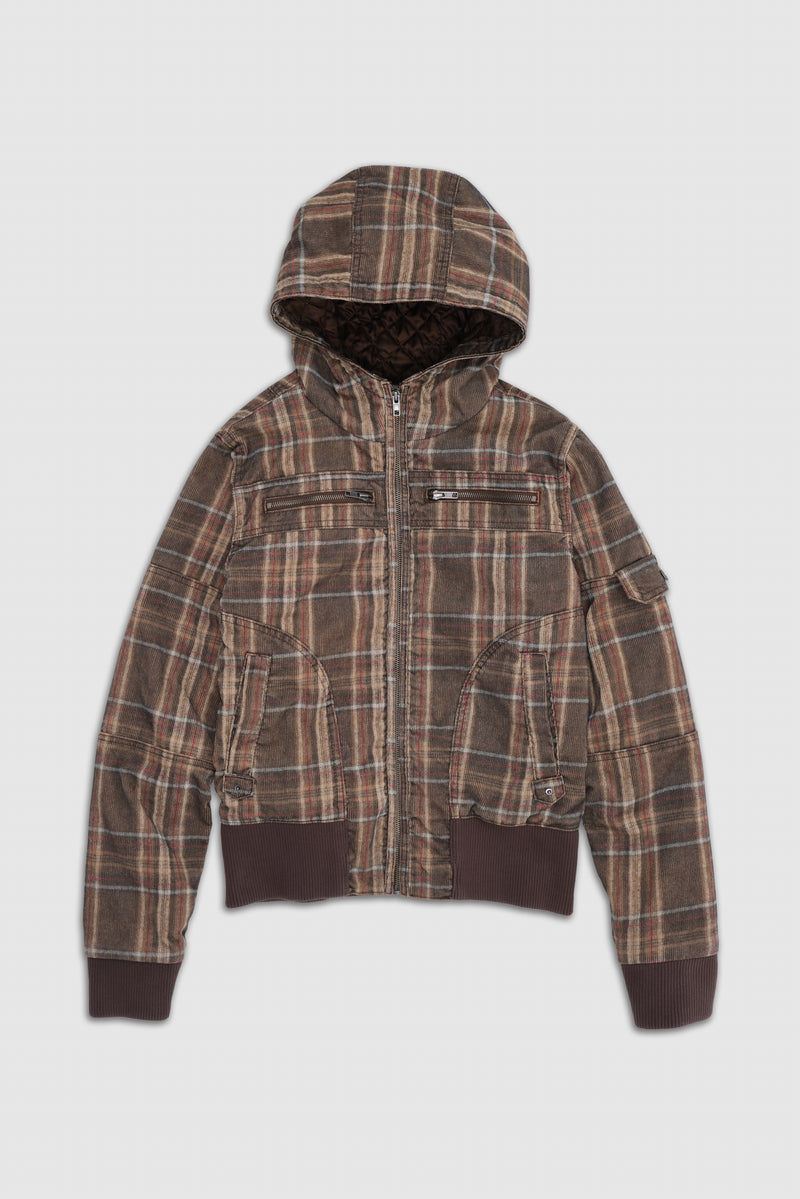 Brown Cord Marshal Jacket
