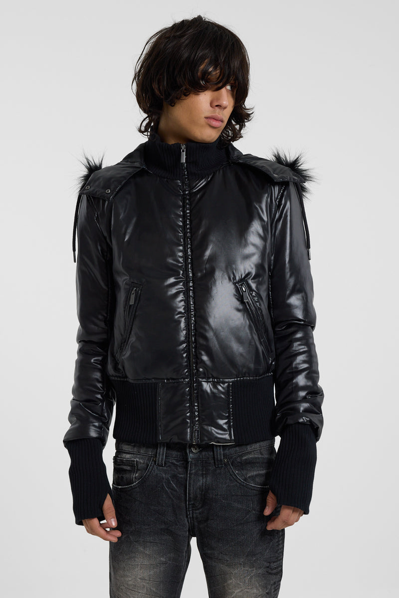 Black Mercury Puffer Jacket