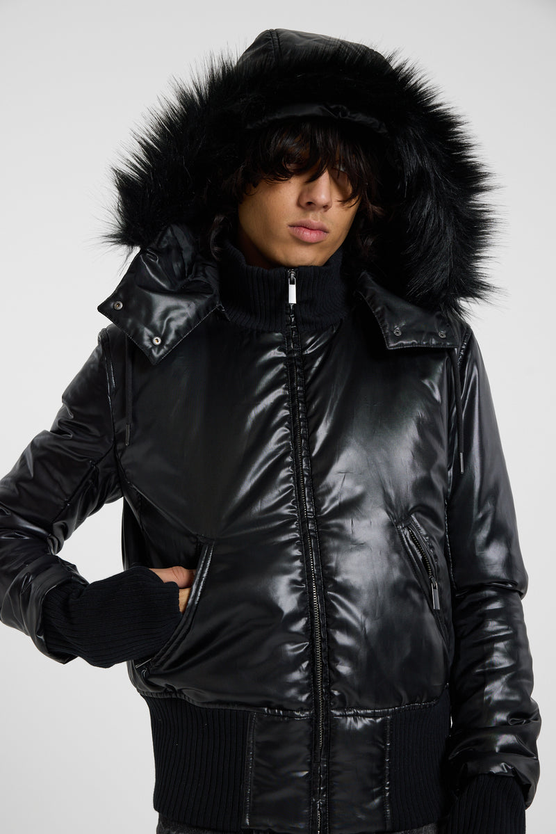 Black Mercury Puffer Jacket
