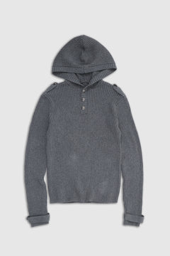 Dornan Drummer Knit Hoodie - XXS / Grey