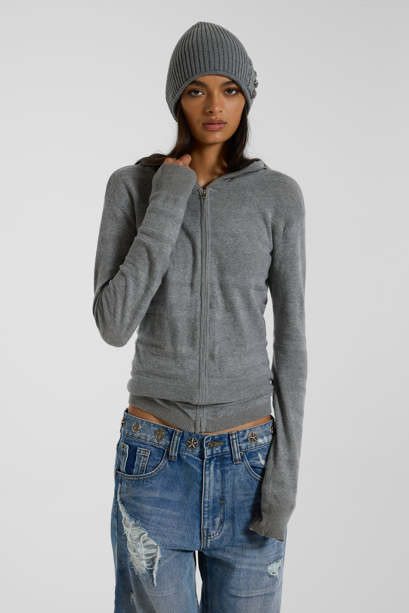 Storm Knitted Hoodie