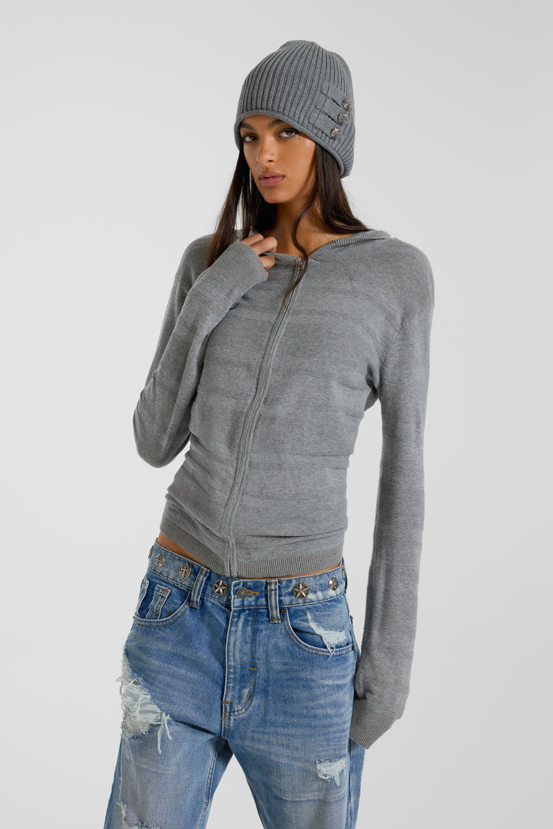 Storm Knitted Hoodie