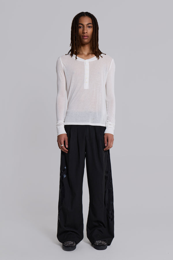 White Haze Long Sleeve Top