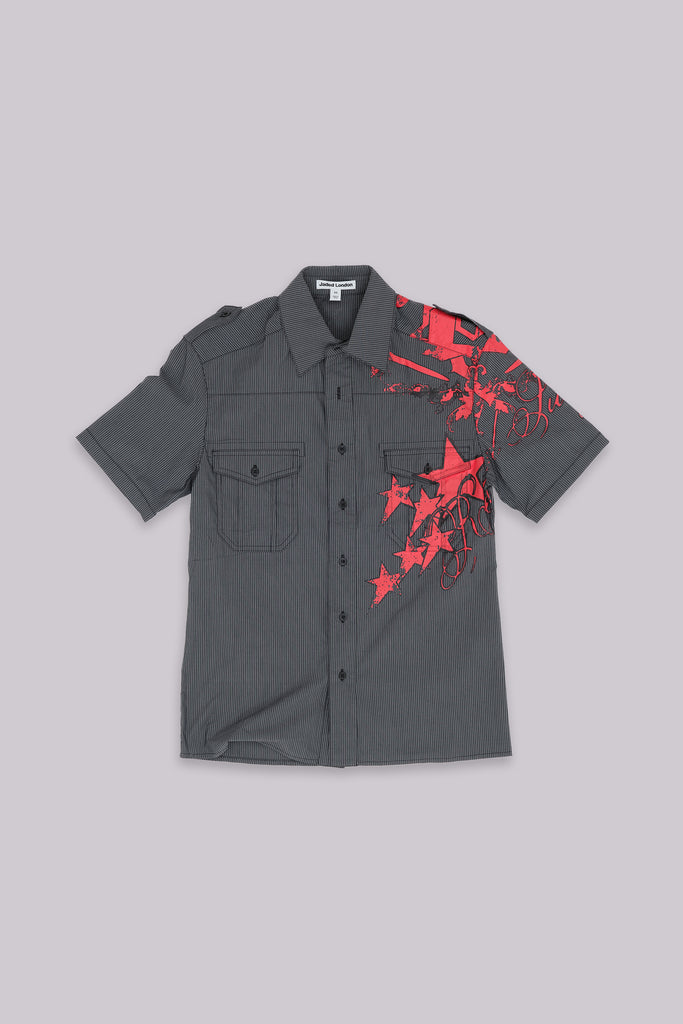 Script Pinstripe Shirt