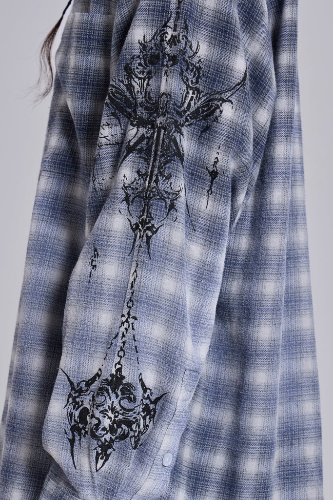 Kasper Inked Flannel Shirt