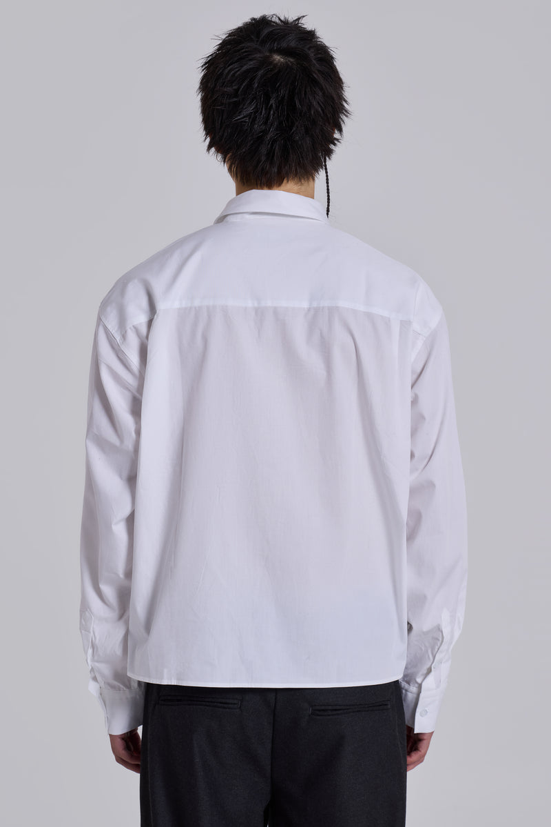 Opaque Button-Up Shirt