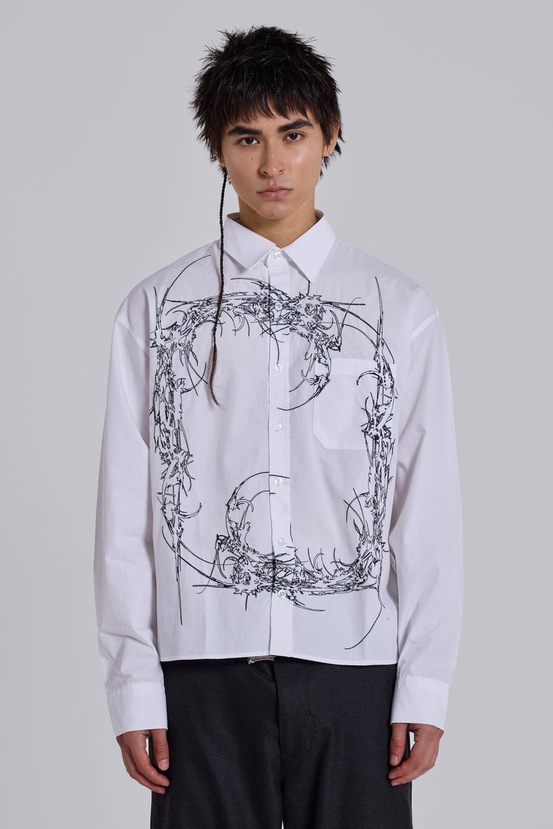 Opaque Button-Up Shirt