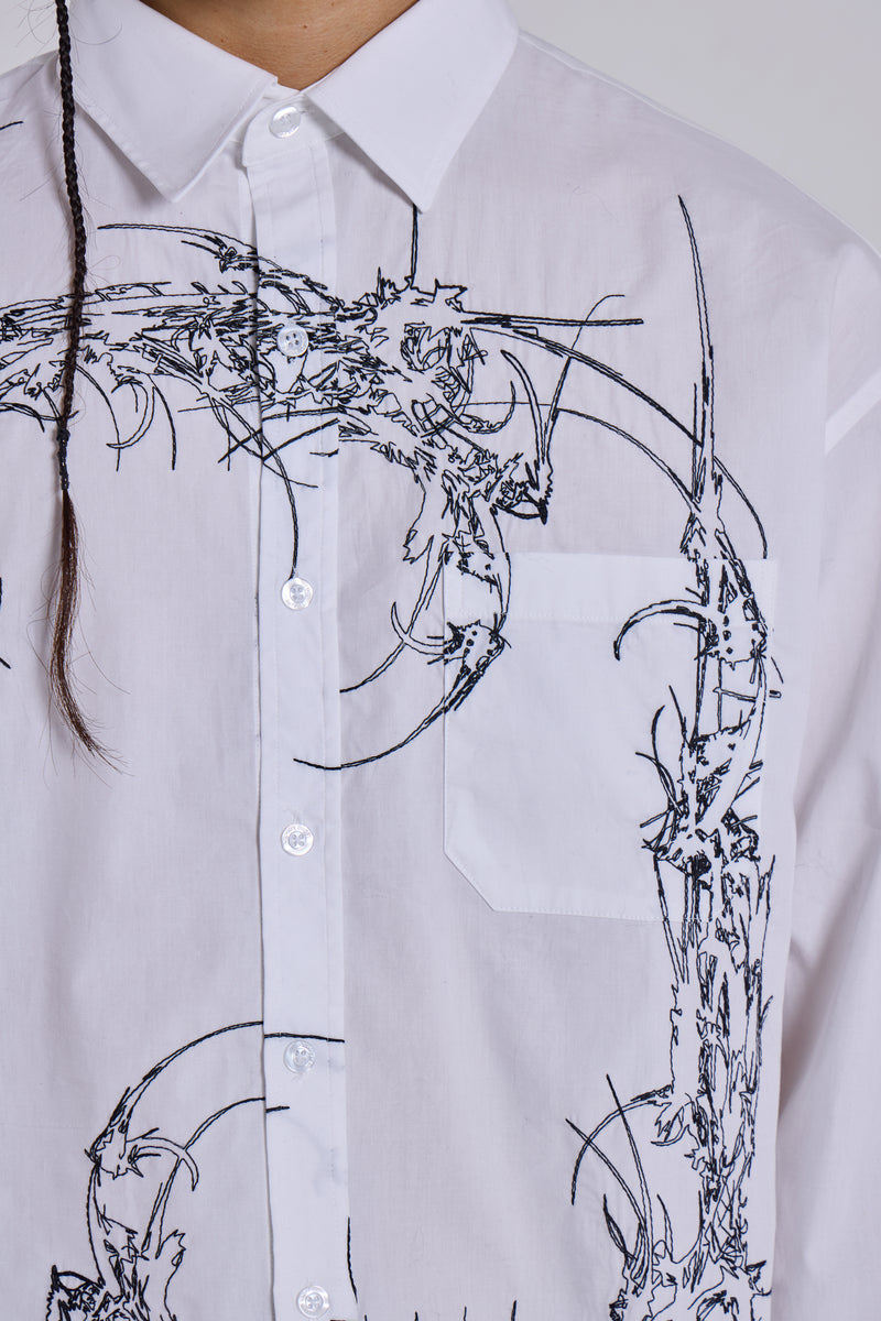 Opaque Button-Up Shirt