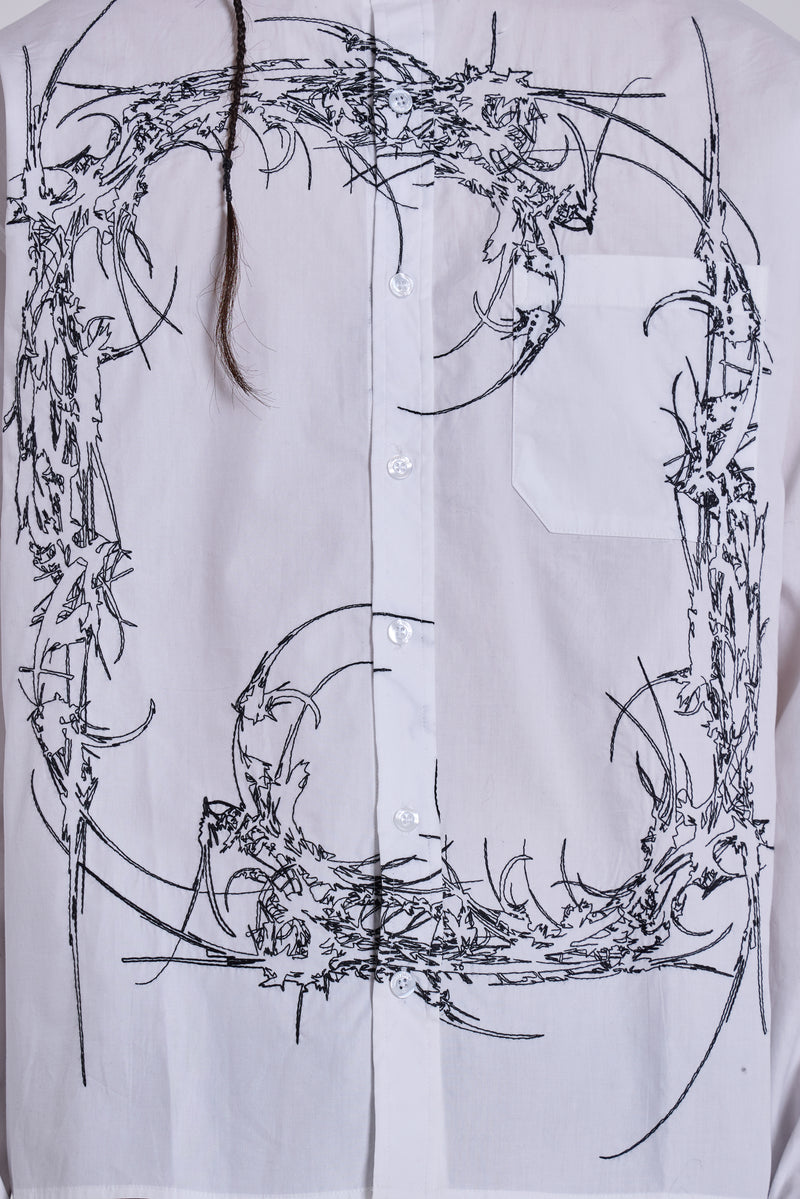 Opaque Button-Up Shirt