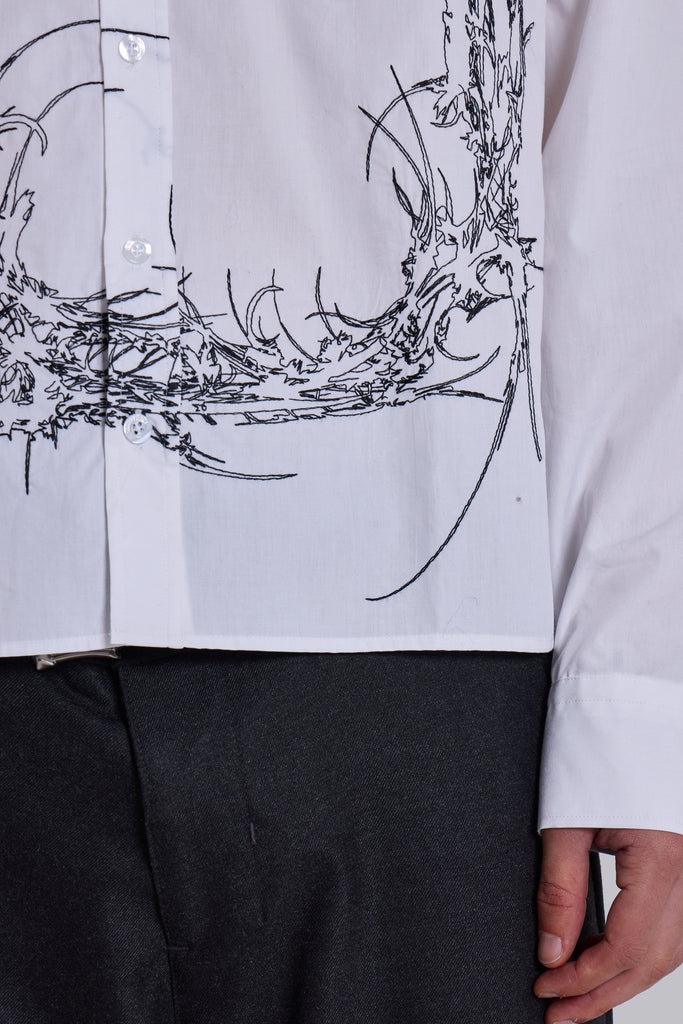 Opaque Button-Up Shirt