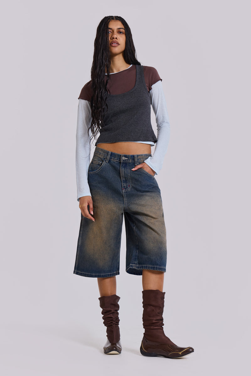 Bronx Jumbo Fit Denim Jorts