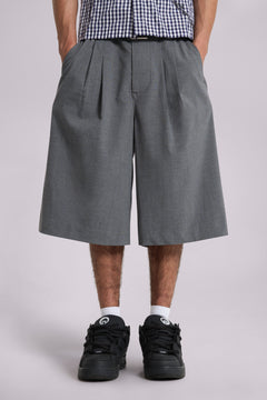 Grey Goliath Tailored Baggy Shorts – view 1