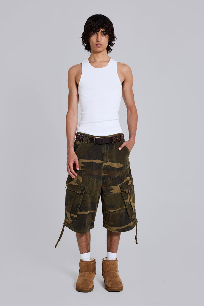 Cadet Camo Baggy Shorts