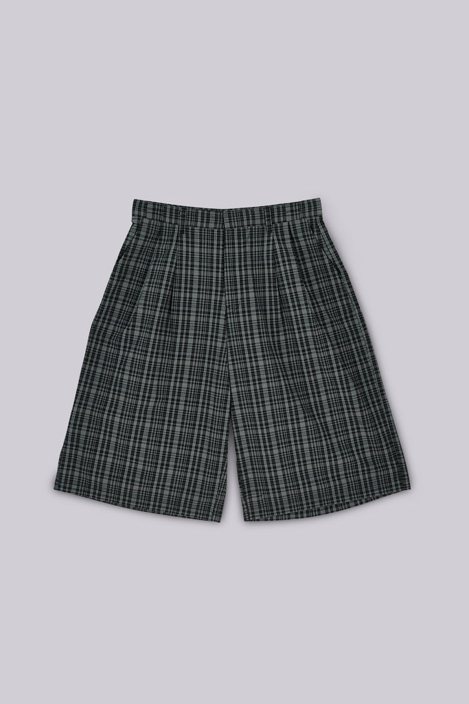 Black Check Jumbo Jorts