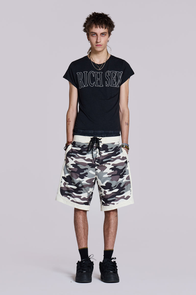 Washed Camo Board Shorts