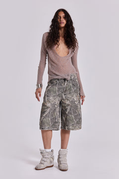 Woodland Camo Colossus Jorts - W30 / Camo