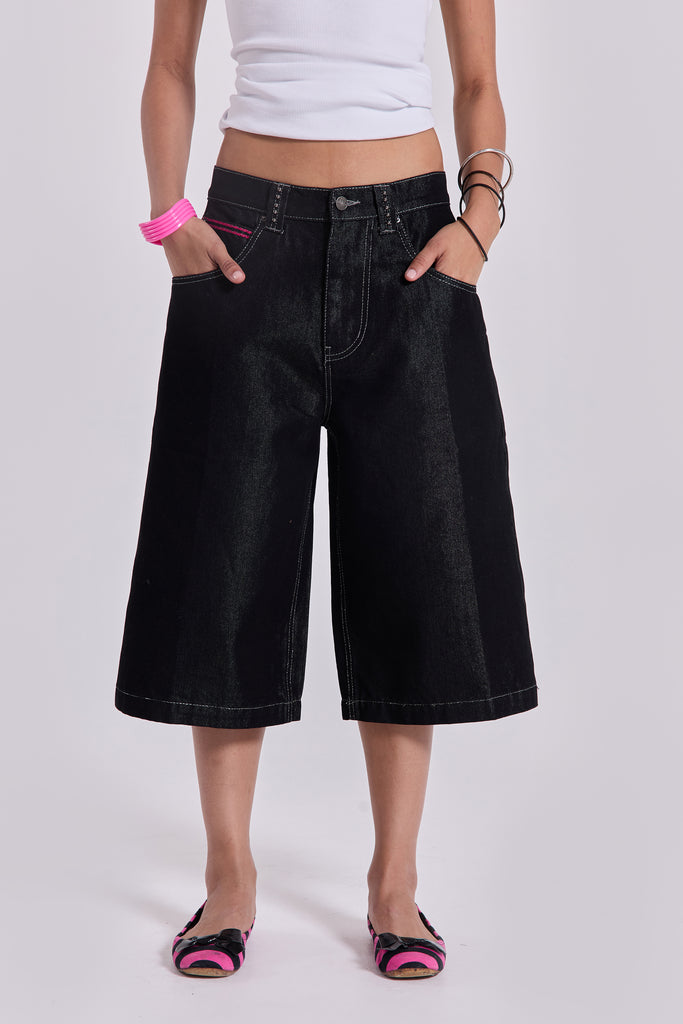 Pink Sapphire Cross Colossus Jorts