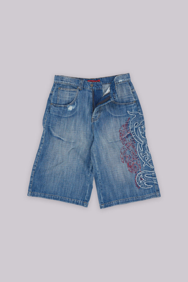 Layered Tribal XL Colossus Jorts
