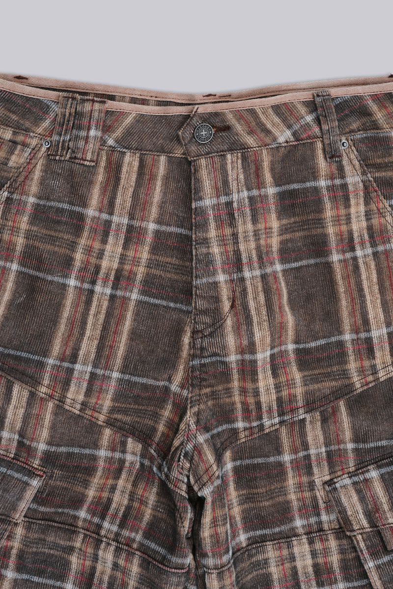 Brown Check Cadet Shorts