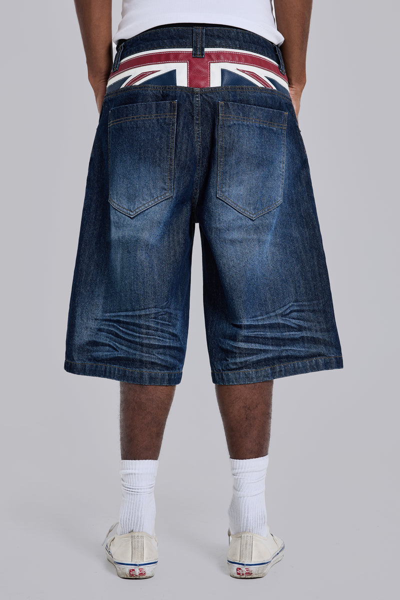 Union Jack Indigo Colossus Jorts
